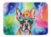 Boston Terrier Hippie Dawg Memory Foam Kitchen Mat Machine Washable Anti-Fatigue Mat Cushion Comfort Bath Mat Or Kitchen Rug_maomaolike.com