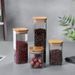 sealed Food Grade Storage Grain Miscellaneous Grains Glass Bottle With Lid Tea And Tangerine Peel Storage Jar_maomaolike.com