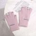 Knit gloves Cute cold warm schoolgirl thick touch screen cycling gloves_maomaolike.com