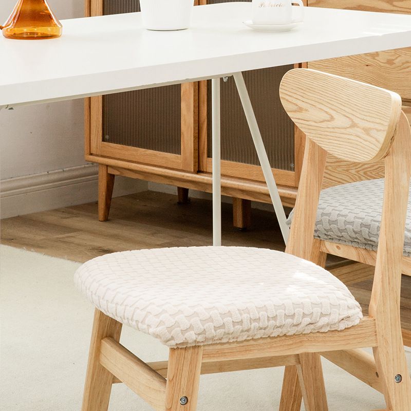 Home Garden Skirt Chair Cover Knitted Jacquard Dining Table Chair Cover Elastic Stool Cover Universal Thickened Integrated Chair Cover_maomaolike.com
