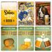 New Vintage Beer Tin Sign - Unframed Wall Art For European And American Bar Background Decor And Home Iron Art Hanging Piece_maomaolike.com