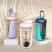 600ML Shaker Bottle With Whisk Ball BPA Free Plastic Protein Shakes Leakproof For Powder Workout Gym Sport_maomaolike.com