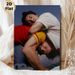 Playful Male Portrait Painting Poster, Vibrant Dynamic Interaction Poster, Captures Lively Casual Atmosphere, Ideal For Living Room, Bedroom Wall_maomaolike.com
