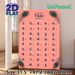 Thai Alphabet Painting Poster, Soft Pink Peacock-accented Educational Poster, Clear Thai Character Reference Chart For Language Study, Ideal For Study_maomaolike.com