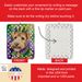 Lakeland Terrier King Of Mardi Gras Porcelain Ornament Christmas Tree Hanging Decorations For Home Christmas Holiday, Rectangle, Gift, Multicolor_maomaolike.com