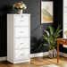 File Cabinet, Vertical Filing Cabinet With 4 Storage Drawers_maomaolike.com