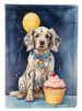 English Setter Happy Birthday Garden Flag Mailbox Flag Decorative Yard Flag Banner Outside Patio Artwork Yard Flower Beds, Garden Size, Multicolor_maomaolike.com