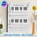 Piano Notes Painting Poster, Color-coded Piano Keys & Staff Chart Poster, Practical Guide For Learning Music Notes, Ideal For Music Studio, Practice_maomaolike.com