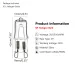 10pcs 20w/25w/40w/60w G9 Halogen Bulb Lamp For Wall Lamps 220v 2900k Warm White Halogen Light Clear Glass Each Indoor Lighting_maomaolike.com