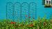 4 Pack Metal Garden Trellis 71" X 19.7" Rustproof Trellis For Climbing Plants Outdoor Flower Support Bird Deco Black_maomaolike.com