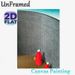 Robed Figures In Curved Brick Passage Painting Poster, Mysterious Surreal-style Poster, Thought-provoking Artistic Decor Suitable For Living Room_maomaolike.com