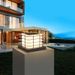 Outdoor Solar Powered Post Light, Outdoor LED Cap Light For Garden Patio Lawn Yard Terance_maomaolike.com