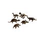 Creative Copper-Plated Small Jurassic Dinosaur Tea Pet Realistic Hand-Made Model Home Decoration Ornament_maomaolike.com