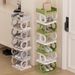 Simple Multi-tiered Shoe Cabinet, Compact Home Shoe Rack For The Entryway, Space-saving Shoe Organizer_maomaolike.com