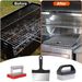 40Pcs Griddle Cleaning Kit For Blackstone With Grill Stone Griddle Scraper Griddle Brush With Stainless Steel Handle_maomaolike.com