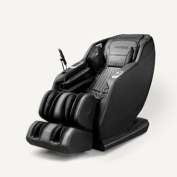 Massage Chair Full Body, Zero Gravity SL-Track Shiatsu Massage Recliner Chair With Body Scan, Airbags, Foot Rollers, Deep Yoga Stretch, Heating (Black)_maomaolike.com