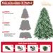 4ft Blue PE/PVC Mixed Tree
(memory Wire+iron Wire)_maomaolike.com
