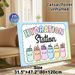 Hydration Station Painting Poster, Pastel-colored Cute Cartoon Water Bottles Poster, Gentle Reminder To Stay Hydrated, Ideal For Office, Break Room_maomaolike.com