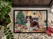 Cavalier Spaniel Christmas Cookies Doormat Front Door Mat Indoor Outdoor Rugs For Entryway, Non Slip Washable Low Pile, 24H X 36W_maomaolike.com