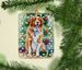 Nova Scotia Duck Toller Christmas Porcelain Ornament Christmas Tree Hanging Decorations For Home Christmas Holiday, Rectangle, Gift, Multicolor_maomaolike.com