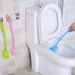 Super Easy To Use Cleaning Household Long Handle Plastic No Dead Angle Toilet Brush Set_maomaolike.com