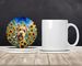 Wheaten Terrier In Sunflowers Large Sandstone Coasters Pack Of 4 Absorbent Round Coasters Decor Gifts For Men Or Women, 4 In, Multicolor_maomaolike.com