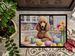 Decorating Easter Poodle Doormat Front Door Mat Indoor Outdoor Rugs For Entryway, Non Slip Washable Low Pile, 24H X 36W_maomaolike.com
