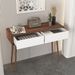 Entryway Table With 2 Carved Panel Drawers, Console Table With Storage Space And Wood Legs,Sofa Table Behind Couch For Hallway, Living Room_maomaolike.com