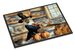Pomeranian Fall Kitchen Pumpkins Doormat Front Door Mat Indoor Outdoor Rugs For Entryway, Non Slip Washable Low Pile, 24H X 36W_maomaolike.com