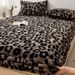 Thickened Rabbit Fur Plush Bed Sheet Single Piece Winter New Fleece Warm Mattress Protector Full Dust Cover_maomaolike.com
