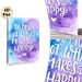 Inspirational Quote Painting Poster, Soft Watercolor Blue-purple Gradient With Stars And Heart Poster, Uplifting Motivational Decor Ideal For Bedroom_maomaolike.com