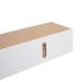 Floating Shelves 23.62" Wall Mounted Wood Shelves For Bathroom, Bedroom, Living Room, Kitchen, Hanging Shelf For Books/Storage/Decor With Invisible Brackets, Maple+White_maomaolike.com