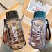 850/1100/1300ml Clear Bottle Portable Leakproof Large Capacity Travel Kettle Lightweight Water Jugs_maomaolike.com