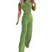 Women's fashion casual slim temperament solid color button suit pants_maomaolike.com