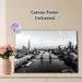 London Skyline With Tower Bridge Painting Poster, Monochrome Urban Cityscape Poster, Timeless Sleek City View, Ideal For Living Room, Office And_maomaolike.com