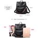 PU Leather Backpack Purse For Women Convertible Ladies Fashion Casual Large School Shoulder Bags_maomaolike.com