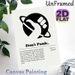 "Don't Panic" Hitchhiker's Guide Painting Poster, Minimalist Black-and-white Planet Graphic Poster, Inspirational Text Design For Home Office, Living_maomaolike.com