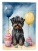 Affenpinscher Happy Birthday House Flag Large Porch Sleeve Pole Decorative Outside Yard Banner Artwork Wall Hanging, Polyester, House Size, Multicolor_maomaolike.com