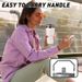 30 Oz Stainless Steel Thermos Mug Tritan Material Double Layer Vacuum Insulation Tape Handle, Perfect For Iced And Hot_maomaolike.com