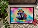 Hippie Animal Hippopotamus Doormat Front Door Mat Indoor Outdoor Rugs For Entryway, Non Slip Washable Low Pile, 24H X 36W_maomaolike.com
