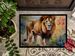 Lion Doormat Front Door Mat Indoor Outdoor Rugs For Entryway, Non Slip Washable Low Pile, 24H X 36W_maomaolike.com