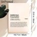Addiction Counselor Definition Painting Poster, Witty Typographic Text Poster, Lighthearted Professional-themed Decor Ideal For Counseling Office_maomaolike.com