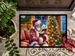 Westie And Santa Claus Doormat Front Door Mat Indoor Outdoor Rugs For Entryway, Non Slip Washable Low Pile, 24H X 36W_maomaolike.com