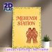 Mehendi Station Themed Painting Poster, Exquisite Traditional Henna Hand Art Poster, Authentic Cultural Decor Ideal For Wedding And Festive_maomaolike.com