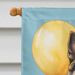 Norwegian Elkhound Happy Birthday House Flag Large Porch Sleeve Pole Decorative Outside Yard Banner Artwork Wall Hanging, Polyester, House Size, Multicolor_maomaolike.com
