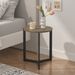 19.68"H Round Side Table, Round Accent End Table With Sturdy Metal Frame, Round Nightstand, For Living Room, Bedroom, Balcony, Office_maomaolike.com