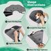 IFurffy Dog Cone For After Surgery Breathable Soft Dog Cone For Large Medium Small Size Dog, Adjustable Drawstring And Buckle Dog Recovery Collar To Stop Licking And Scratching Wound_maomaolike.com