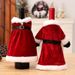 Cross-border New Decorations Dress Bottle Creative Christmas Wine Set Home Dining Table Decoration_maomaolike.com