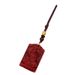 Twelve Zodiac Guardian Buddha Cinnabar Protection God Square Pendant Accessories Peace Blessing Unisex Keychain Wholesale_maomaolike.com