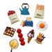 Refrigerator Magnets, Imitation 3D Bread Shaped Resin Magnetic Tiles, Creative And Unique Food-Themed Decorations_maomaolike.com